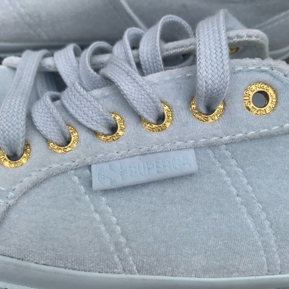 NWOT Superga velvet sneakers - Picture 4 of 8
